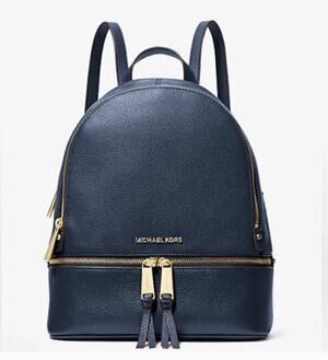 Michael Kors Rhea Navy Backpack school office
